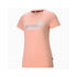 T-shirt rosa con logo metallizzato Puma Essentials+, Abbigliamento Sport, SKU a712000073, Immagine 0